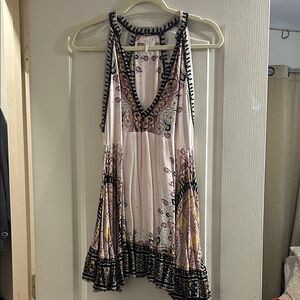 FREE PEOPLE Sleeveless Dress with Paisley Print